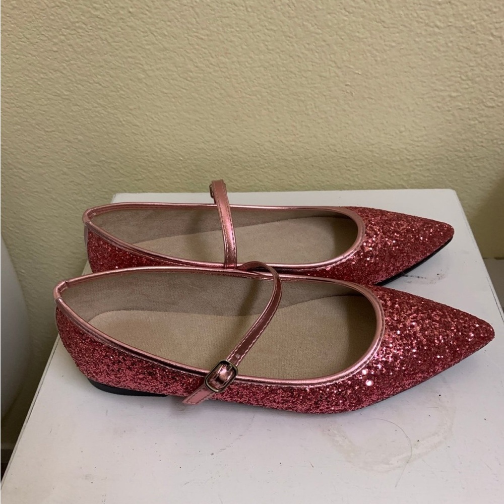 COPY - Glitter Mary Jane Flats